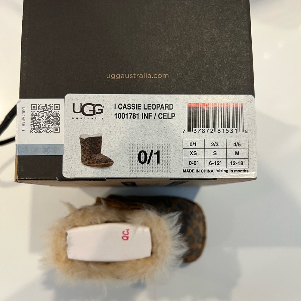 UGG Cassie Leopard Infant Boot